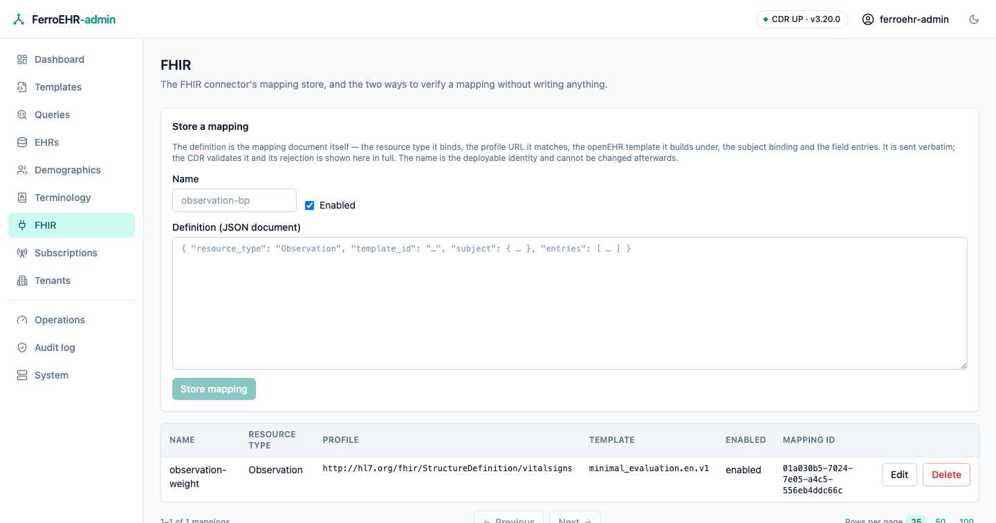 FHIR connector