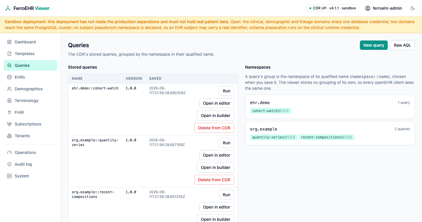 Stored-query delete